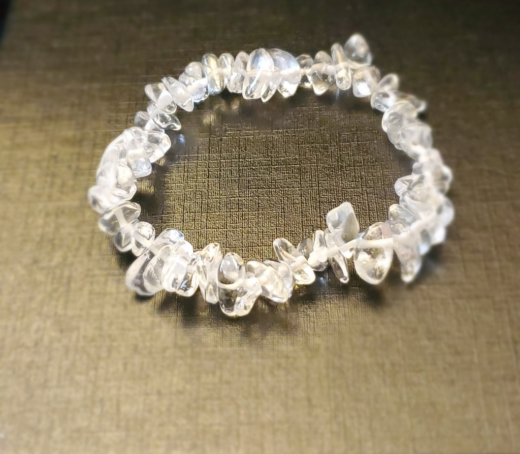 Clustered Clear Quartz Bracelet