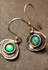 Australian Opal Sterling Silver Earrings